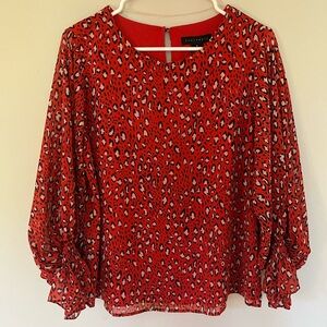 Red Sanctuary Blouse, Size: S, New with tags